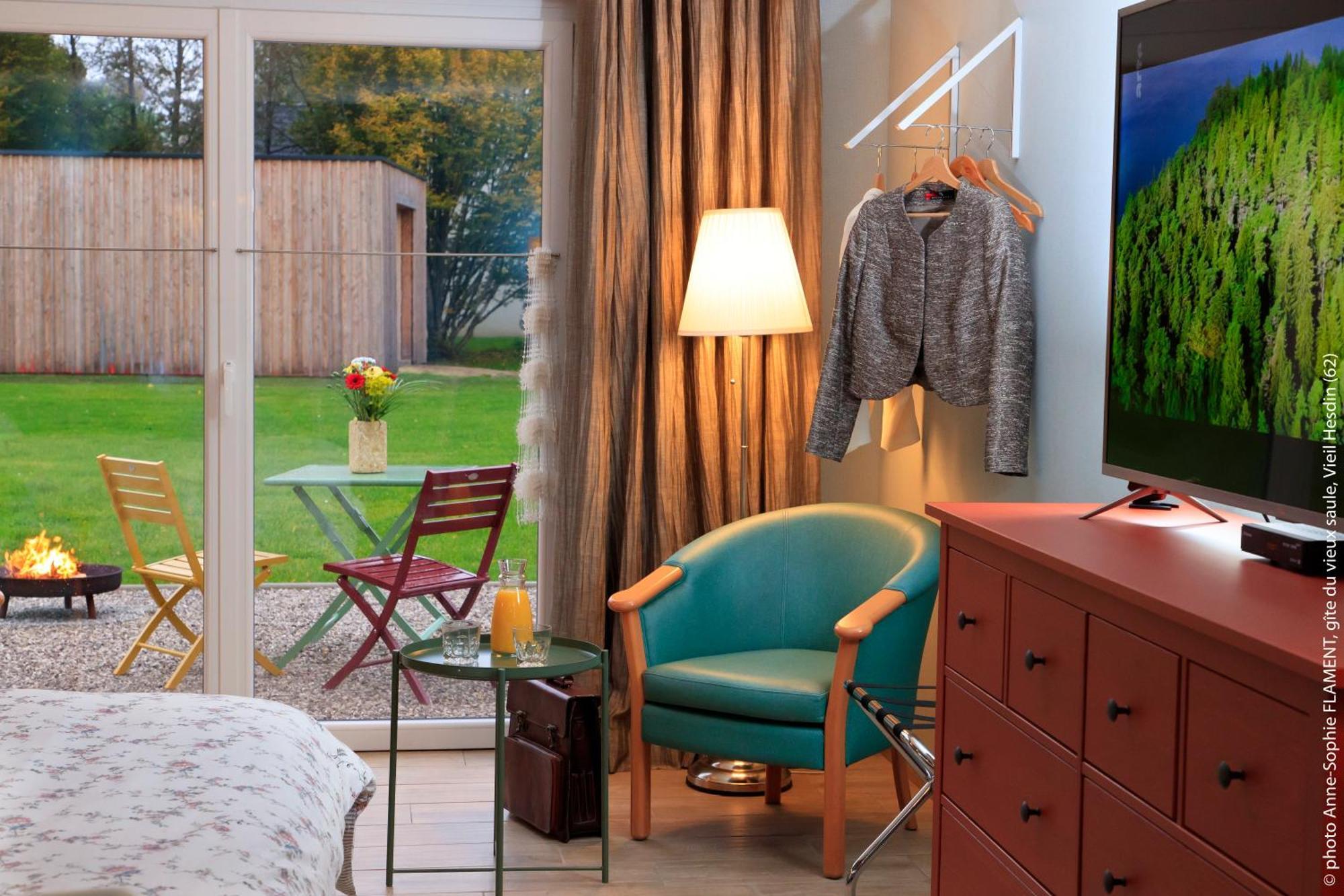 Gite Du Vieux Saule 1 Gite Avec Spa Privatif Pour 2 Personnes 1 Suite Familiale Sans Spa Vieil-Hesdin エクステリア 写真