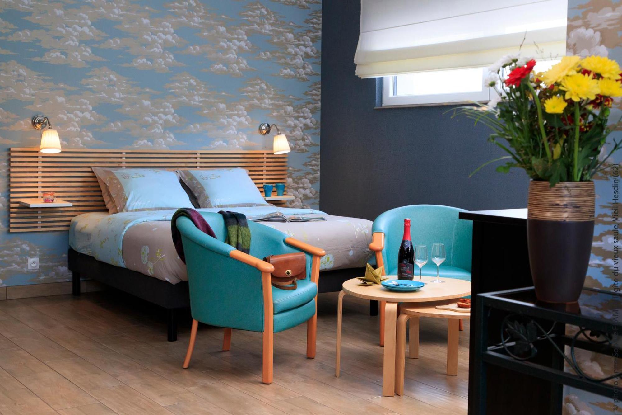 Gite Du Vieux Saule 1 Gite Avec Spa Privatif Pour 2 Personnes 1 Suite Familiale Sans Spa Vieil-Hesdin エクステリア 写真