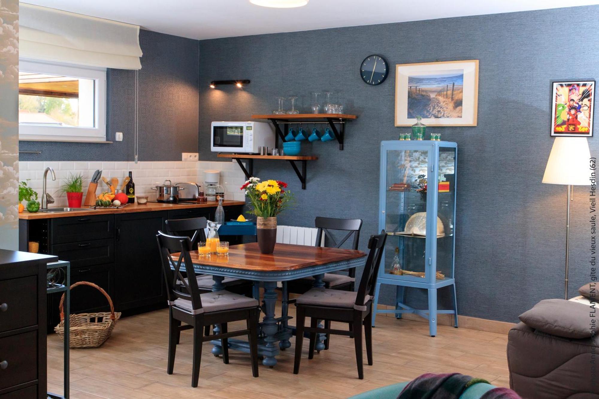 Gite Du Vieux Saule 1 Gite Avec Spa Privatif Pour 2 Personnes 1 Suite Familiale Sans Spa Vieil-Hesdin エクステリア 写真